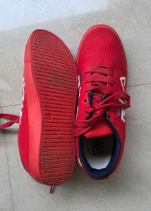 Red Fila Sneakers