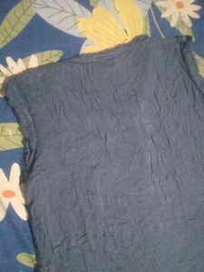 Sleeveless Button-Up Tunic Top