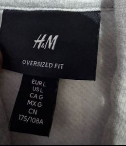 *PRICE DROP*H&amp;M Men's Grey Zip-Up Hoodie