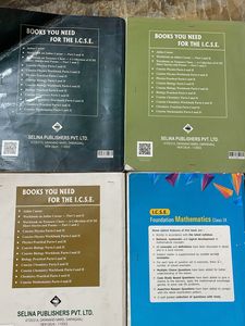 ICSE Class 9 Science &amp; Math Books