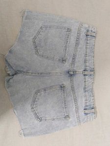 Light Wash Denim Shorts