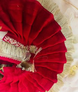 Laddu Gopal Fancy Dress Fabric Sefon Colours Cherr