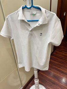 Classic White Lacoste Polo Shirt