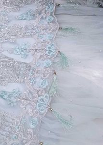 Exquisite Blue Embroidered Lehenga Choli