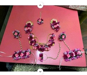 Haldi Jwellery Set -5  Pcs