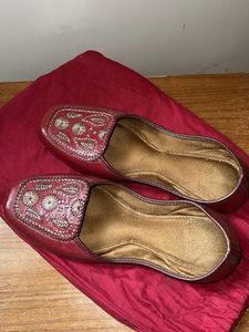 Handmade Embroidered Flats