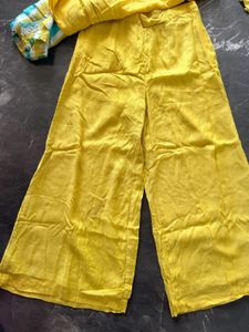 Vibrant Yellow Kurta Set with Dupatta
