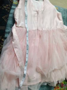 Baby Pink Net Dress Hopscotch
