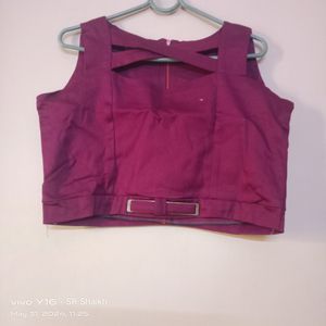 Maroon Two-Piece Set