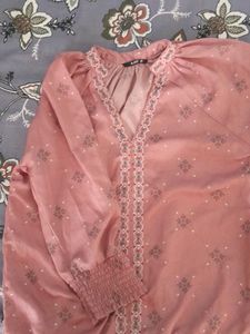 Stylish Pink Printed Top