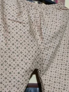 Designer Cotton Kurta and Palazzo Set