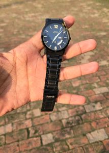HMT orignal z black metallic watch day date