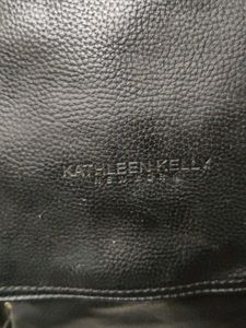 Kathleen Kelly Black Leather Backpack