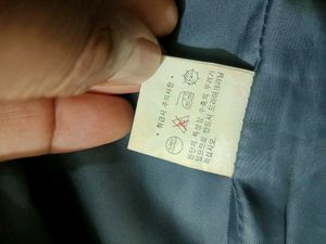 Classic Korean Blue Tweed Blazer Mint Condition M