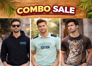 Men's Combo Pack of 3 T-Shirts