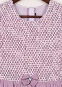 Elegant Pink Party Wear Dress