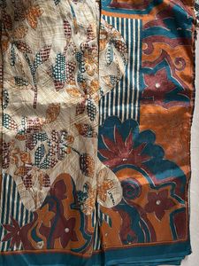 Floral Print Saree