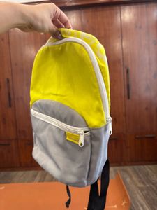 FREE-DELIVERY  Newfeel Backpack - Yellow &amp; Grey