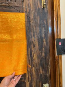 Vibrant Orange Silk dupatta