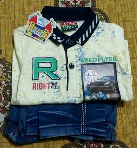 Kidsglo Boys Shirt & Jeans Set