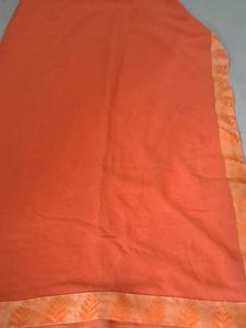 Beautiful Orange Saree