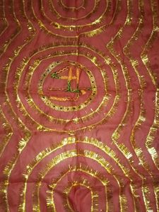 Chunnari with Golden Embellishments