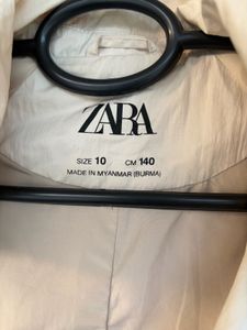 ZARA Beige Trench Coat - Stylish Outerwear
