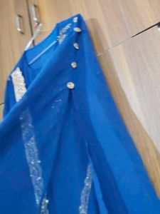 Royal Blue Embellished Gown