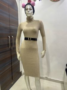 Elegant Bodycon Knit Dress