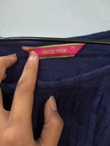 Elegant Navy Blue Kurta