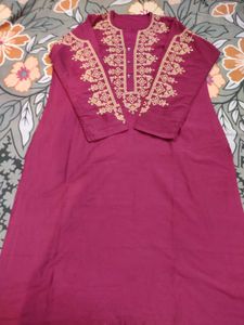 Elegant Embroidered Kurta