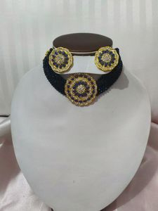 Blue Crystal Ad Choker