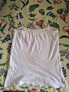 White stretchable camisole