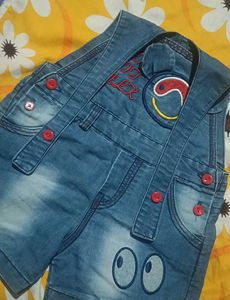 Cute Denim dangaree for toddlers.