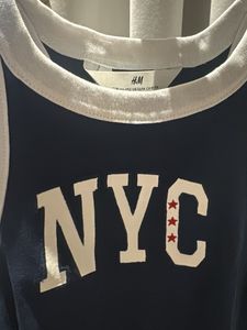 H&amp;M NYC Graphic Racerback Tank Top – XS (10-12Y)