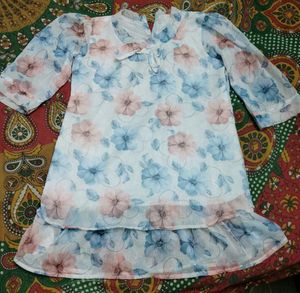 Cute Floral Print Dress