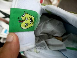 Lime Green &amp; White Nike Dunks 6-10 sizes available