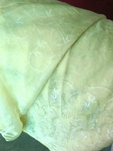 Elegant Light Yellow Saree
