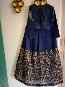 Lehenga With Paded Crop Top