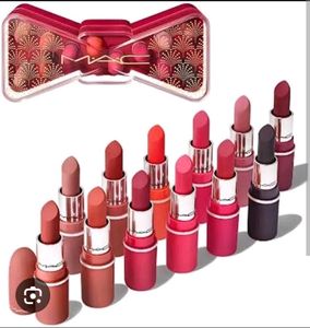 Mac Christmas holiday collection mini lipsticks.