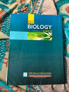 ISC Biology Class XI Textbook