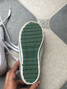 White Canvas Shoes