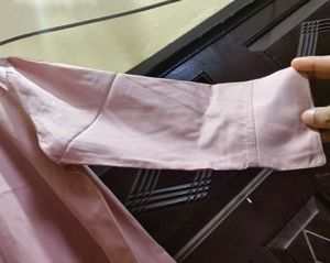 Elegant Blush Pink Silk shirt