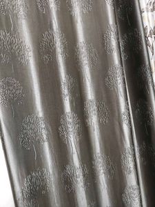 Embossed Tree Curtains pack of 2