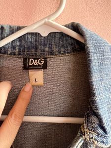 vintage Dolce &amp; Gabbana embellished denim jacket