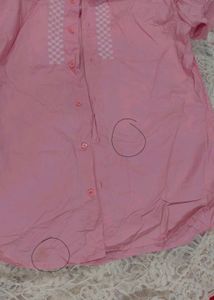 Empolham Slim Fit Pink Shirt