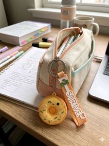 Cute Donut Keychain