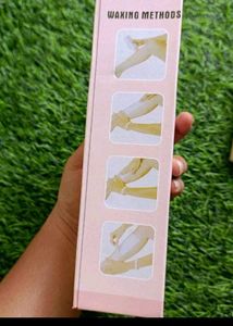 Hair Removal Waxing Kit With Wax And Strips+Heater