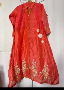 Elegant Red Kurta no pant