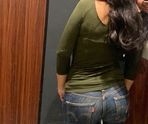 Olive transparent Green Long Sleeve Top